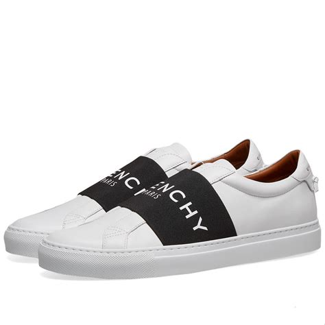 givenchy urban street elasticated-strap leather sneakers|Givenchy wedge sneakers.